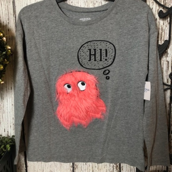 💥 BOGO NWT Long Slv Graphic Tee Size L 14 - Picture 5 of 6